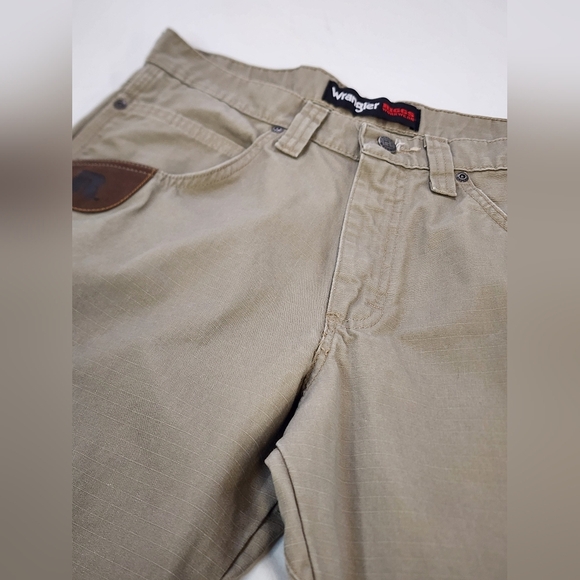 Wrangler Riggs Workwear Men's Khaki Carpenter Pants Straight Leg, sz 30x30 - Picture 16 of 16